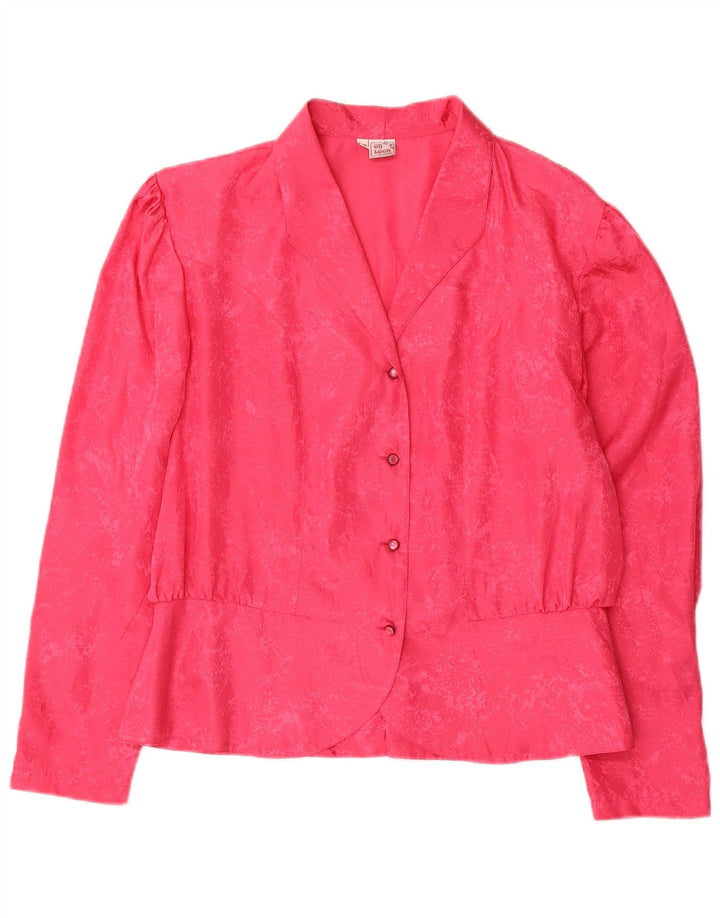 Blusa feminina Lorena IT 48 XL rosa floral