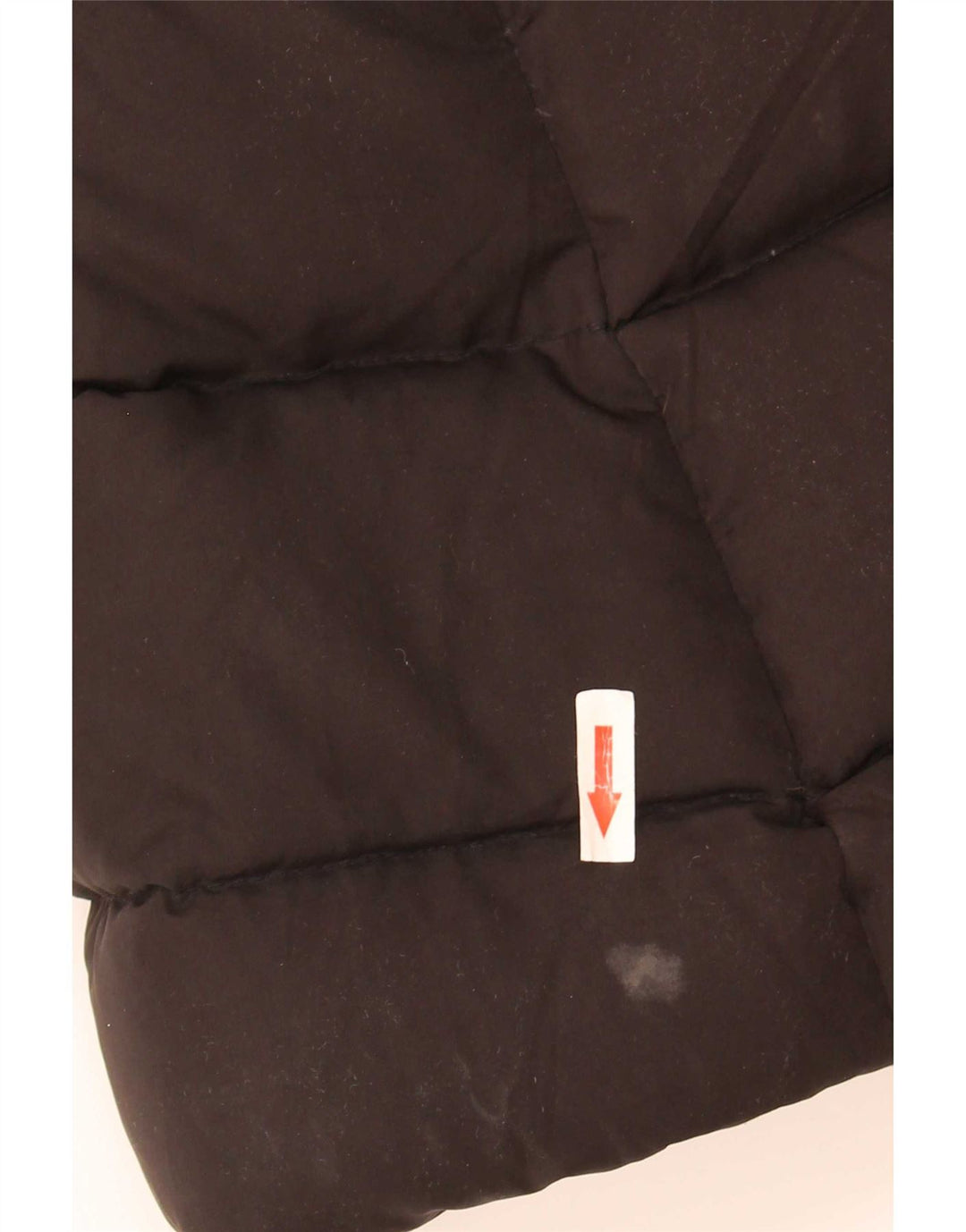 Jaqueta feminina acolchoada com capuz Gap UK 14 poliéster preto médio