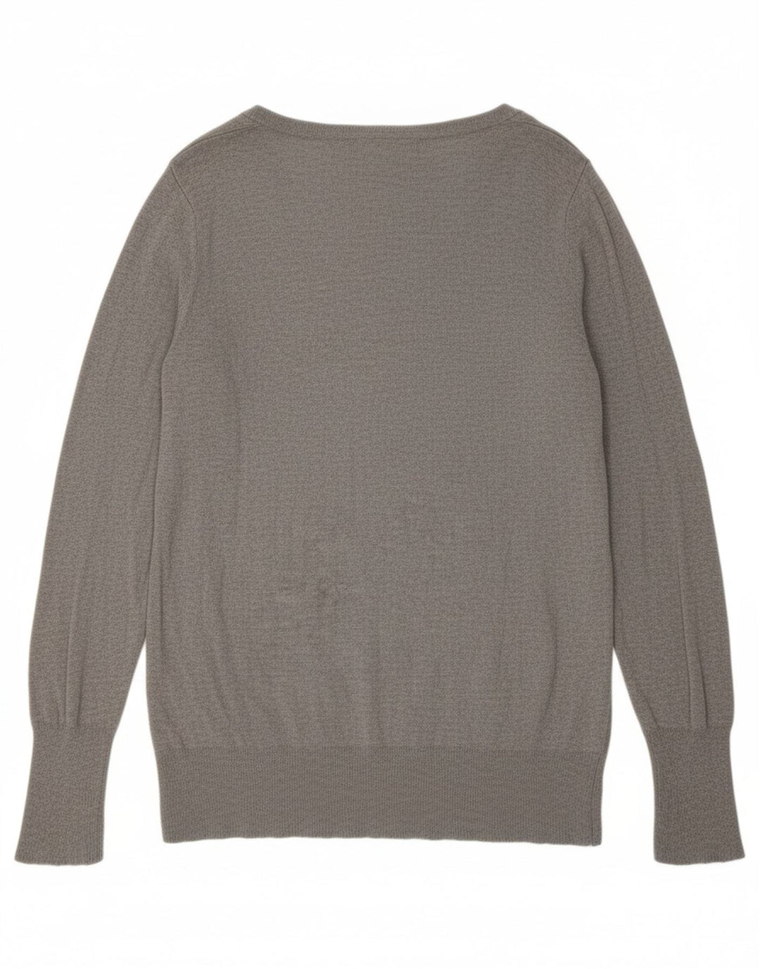 Mossimo suéter feminino grande com decote em V US 2 XS cinza nylon