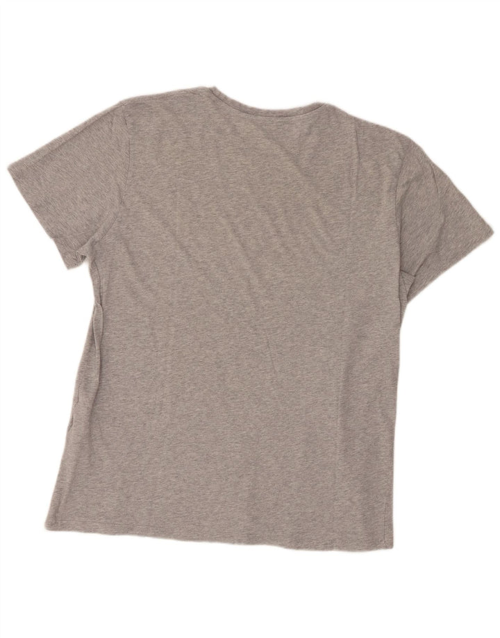 Camiseta feminina Levi's UK 18 XL algodão cinza
