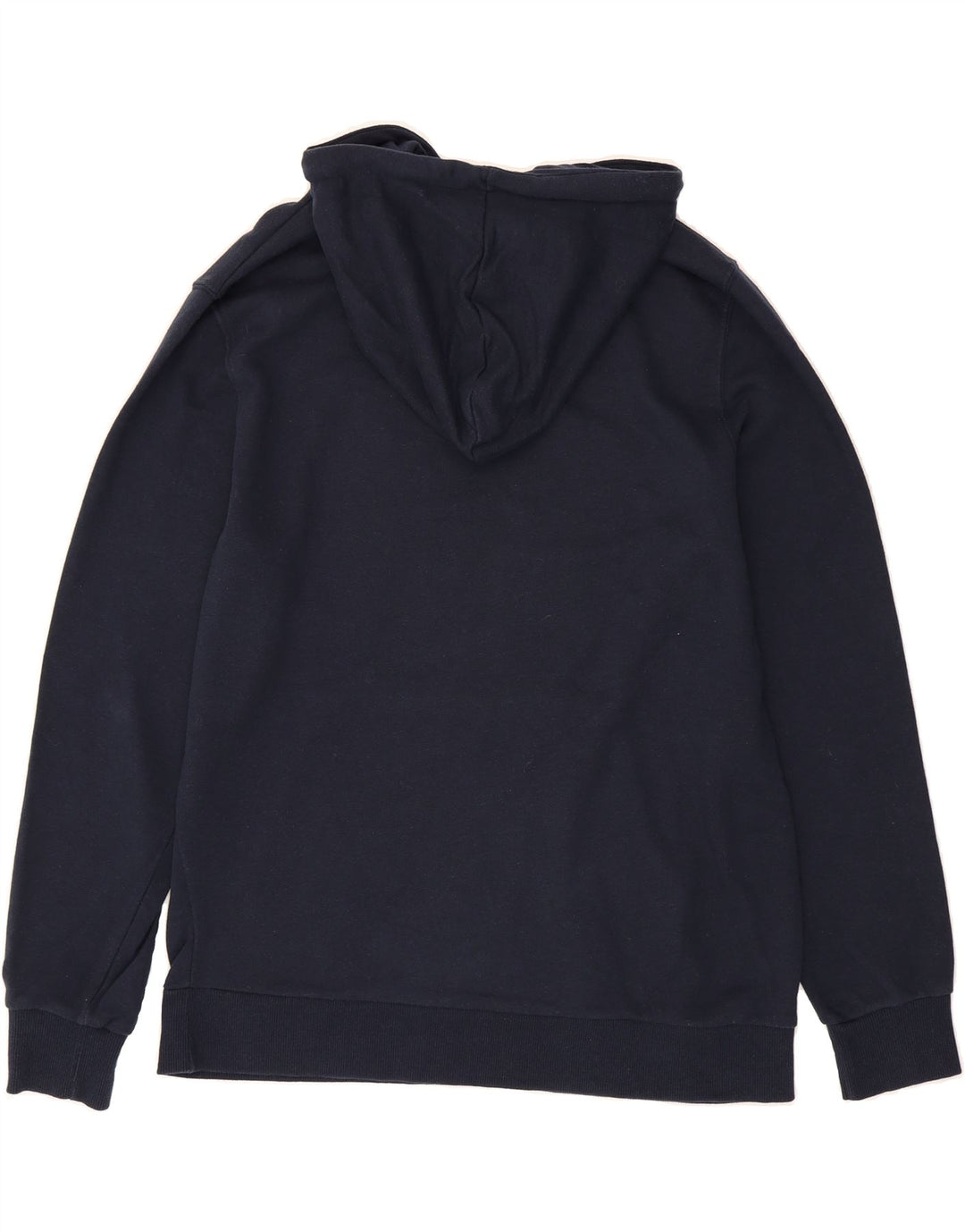 JACK & JONES Mens Graphic Hoodie Jumper 2XL Navy Blue Cotton Vintage Jack & Jones and Second-Hand Jack & Jones from Messina Hembry 
