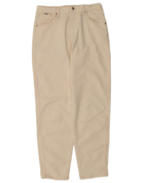 PEPE Jeans Feminino Rachel Tapered Jeans W31 L30 Algodão Bege