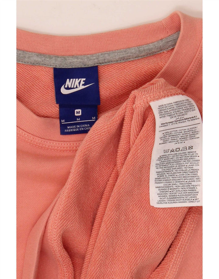 Nike Mens Moletom Jumper Médio Algodão Rosa