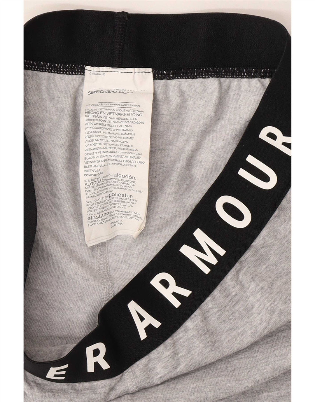 Under Armour Womens Graphic Capri Leggings Reino Unido 8 Small Grey Colourblock