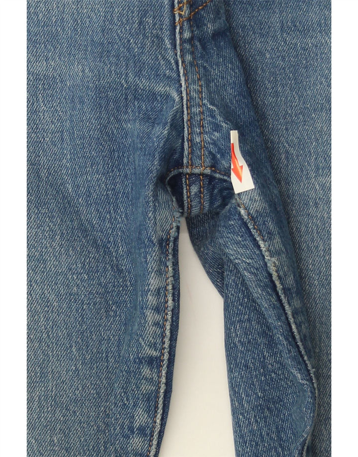 Calça jeans feminina Levi's 501 Straight W26 L28 azul algodão