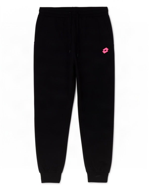 Calça de treino feminina Lotto Joggers Reino Unido 10 pequeno algodão azul marinho