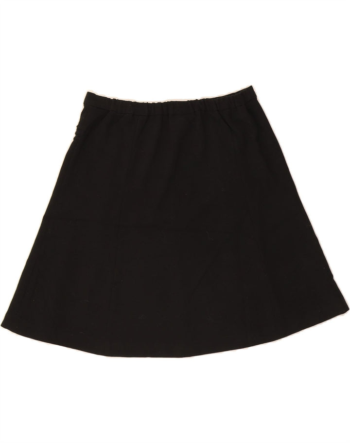 MOSSIMO Womens A-Line Skirt Small W30  Black Polyester Vintage Mossimo and Second-Hand Mossimo from Messina Hembry 