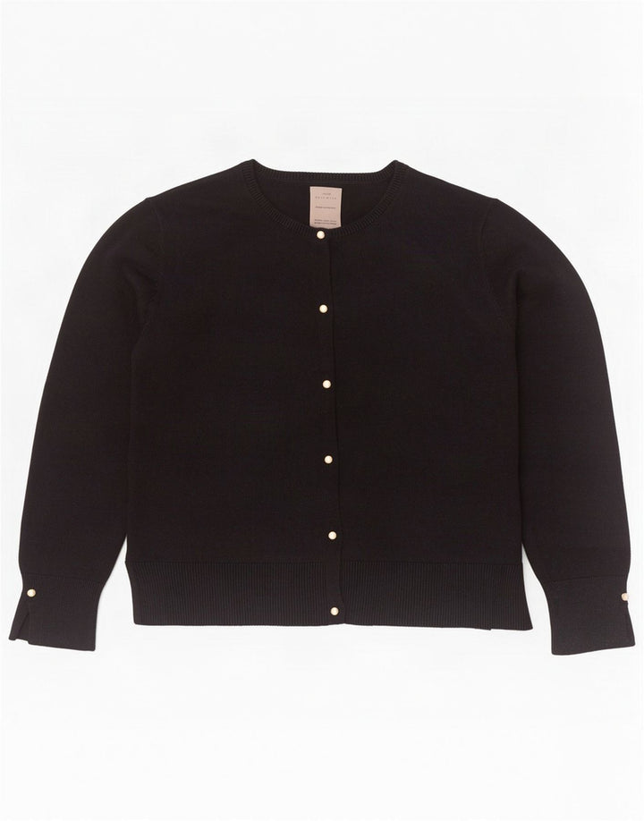 Suéter cardigã feminino Zara 9-10 anos preto