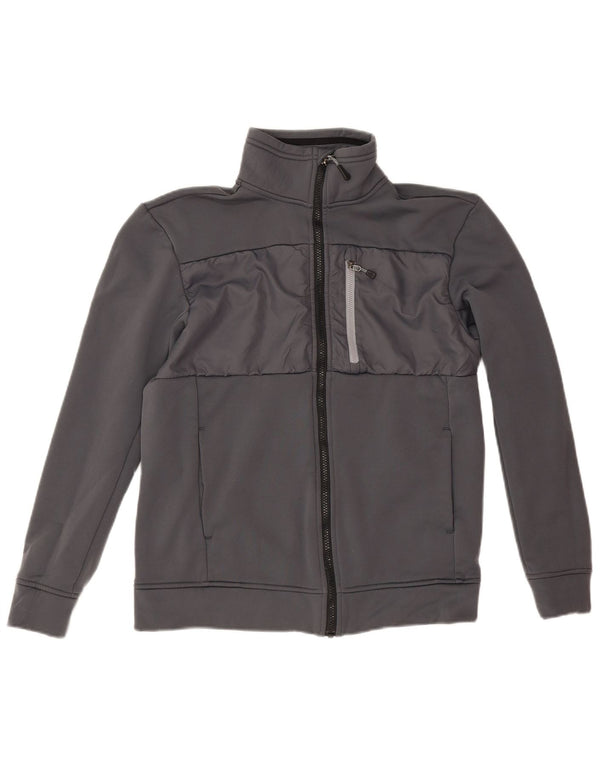 The North Face Mens Treino Top Jacket Pequeno Poliéster Cinza