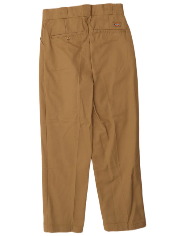 Calças Chino masculinas Dickies Tapered W29 L29 poliéster bege