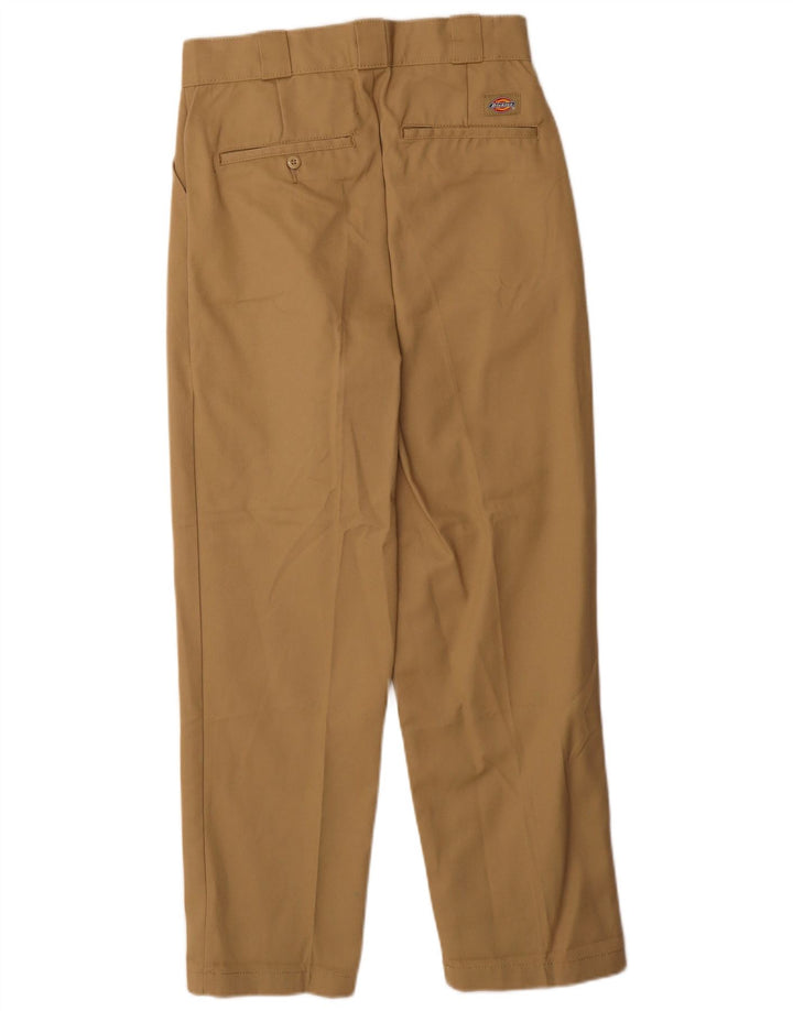 Calças Chino masculinas Dickies Tapered W29 L29 poliéster bege