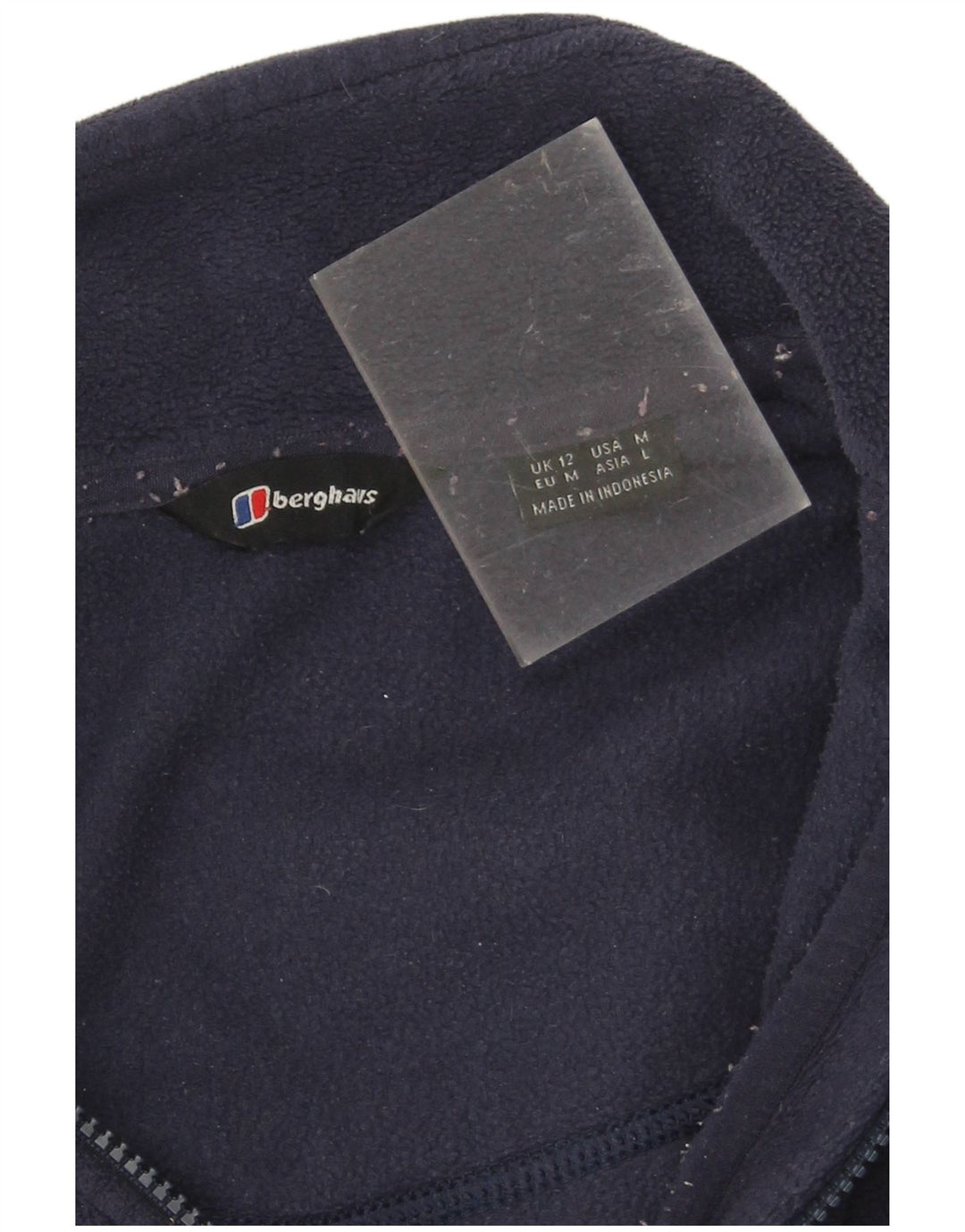 Jaqueta de lã feminina Berghaus UK 12 poliéster azul marinho médio