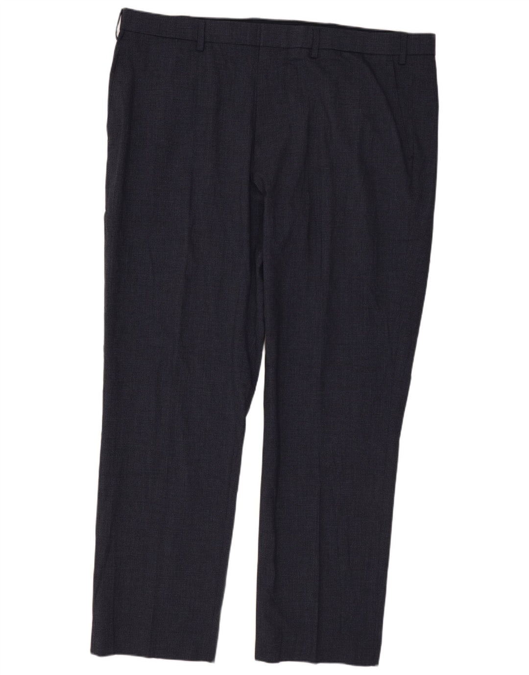 Calça chino masculina MARKS & SPENCER regular fit W42 L31 azul marinho