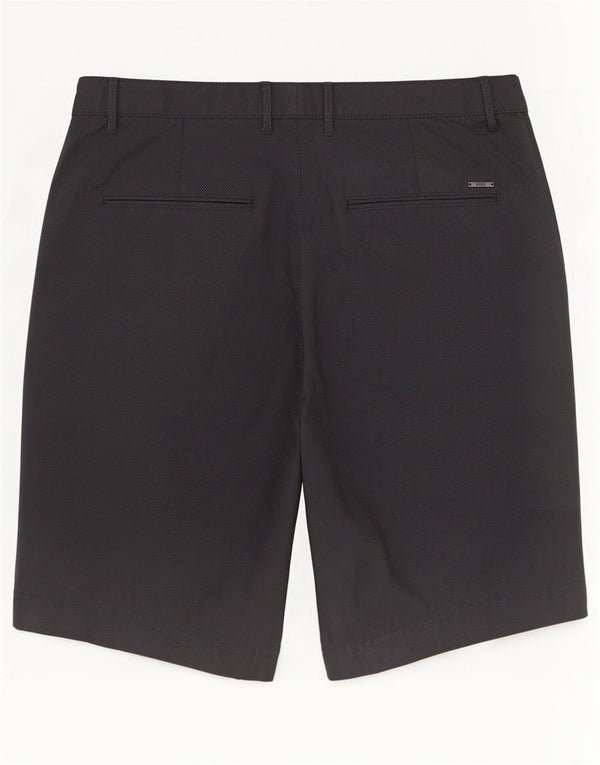 Hugo Boss Mens Chino Shorts IT 46 Pequeno W30 Algodão manchado azul marinho