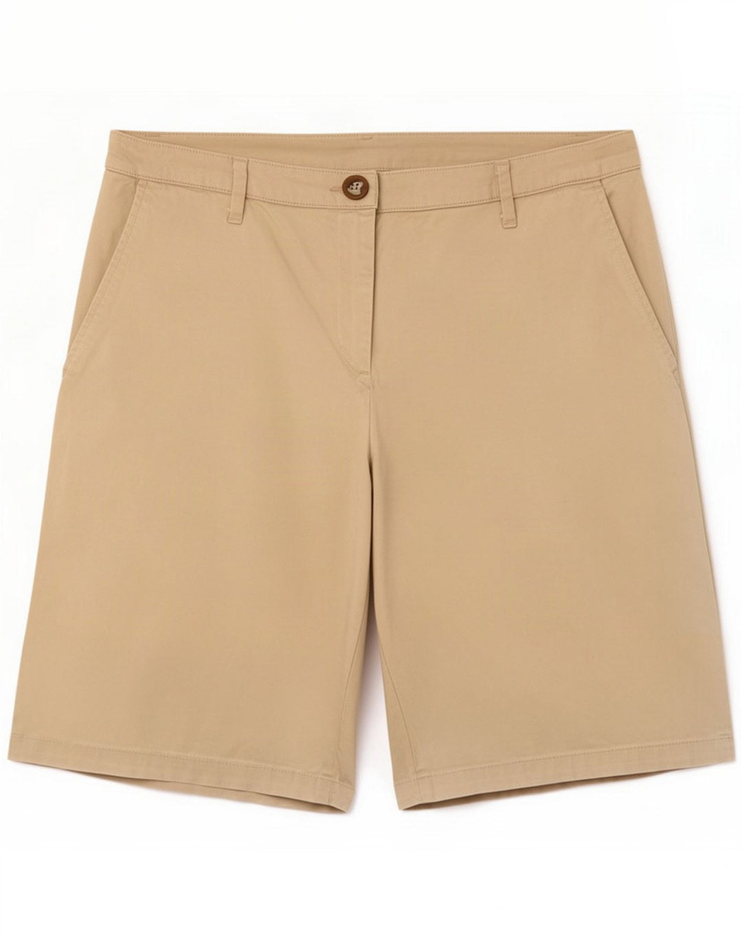 Benetton Shorts casuais femininos grandes W32 Bege