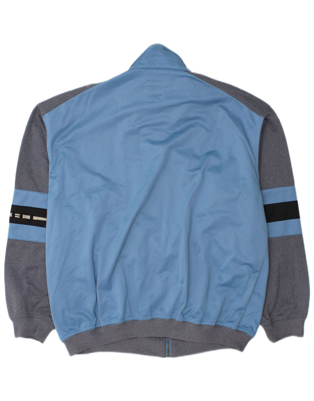 Think Pink Mens Treino Top Jaqueta Grande Bloco Colorido Azul