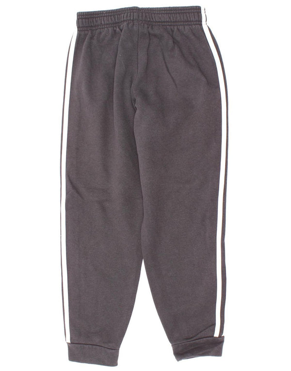 Adidas meninos calças de treino joggers 9-10 anos algodão preto