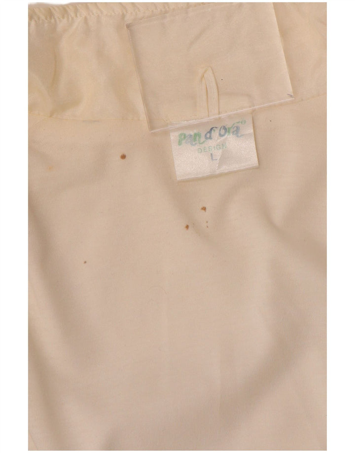 Pandora Mens Tracksuit Top Jacket Grande Branco Colourblock Poliamida