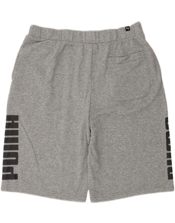 Shorts esportivos gráficos masculinos Puma grandes cinza manchados