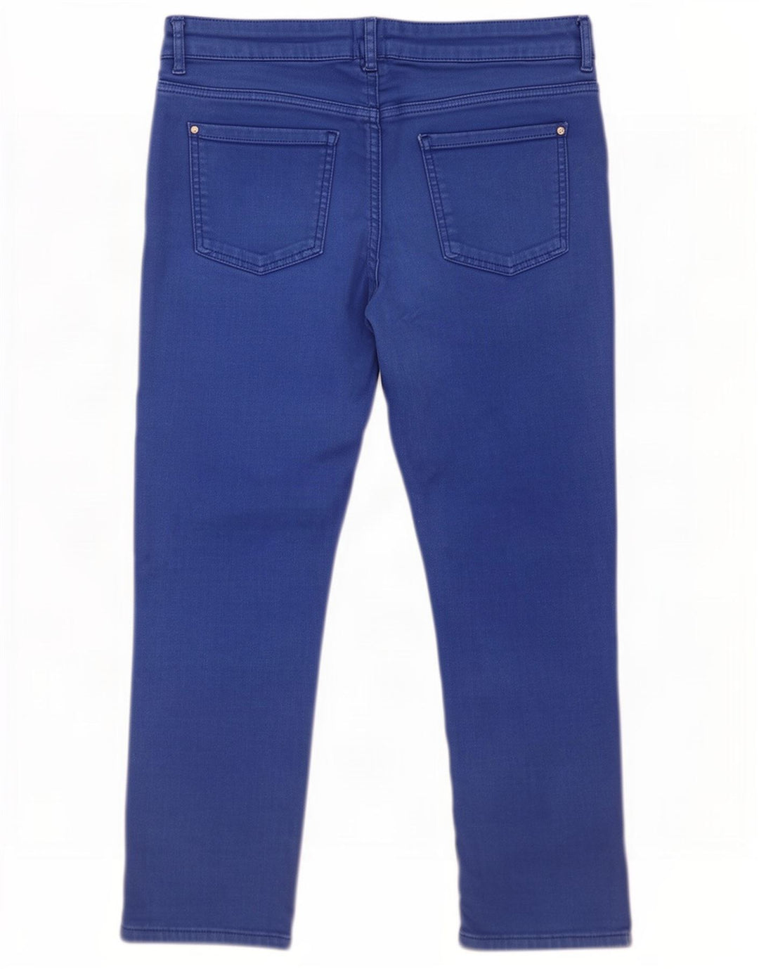 Calça jeans feminina M&Co UK 14 grande W34 L24 azul