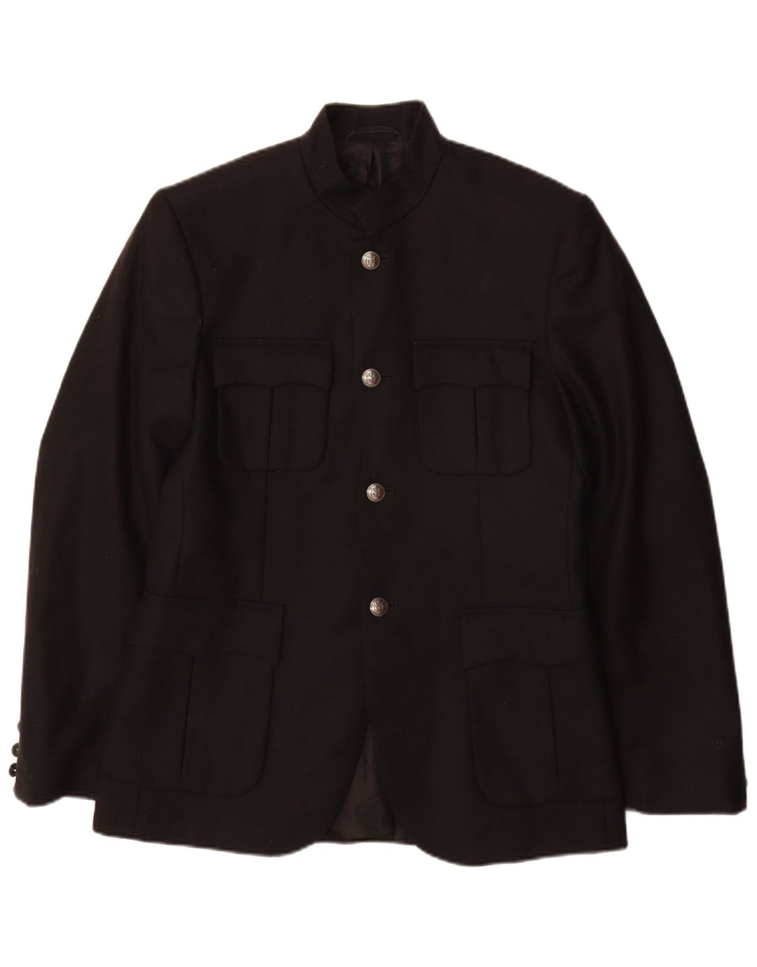Jaqueta utilitária masculina French Connection UK 38 lã preta média