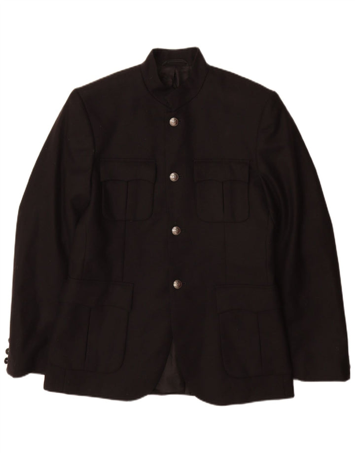 Jaqueta utilitária masculina French Connection UK 38 lã preta média