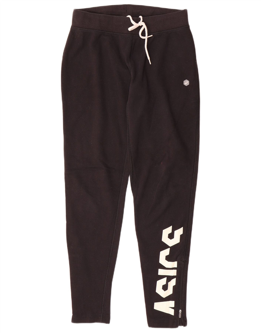Calça feminina Asics Graphic Tracksuit UK 14 Médio Preto