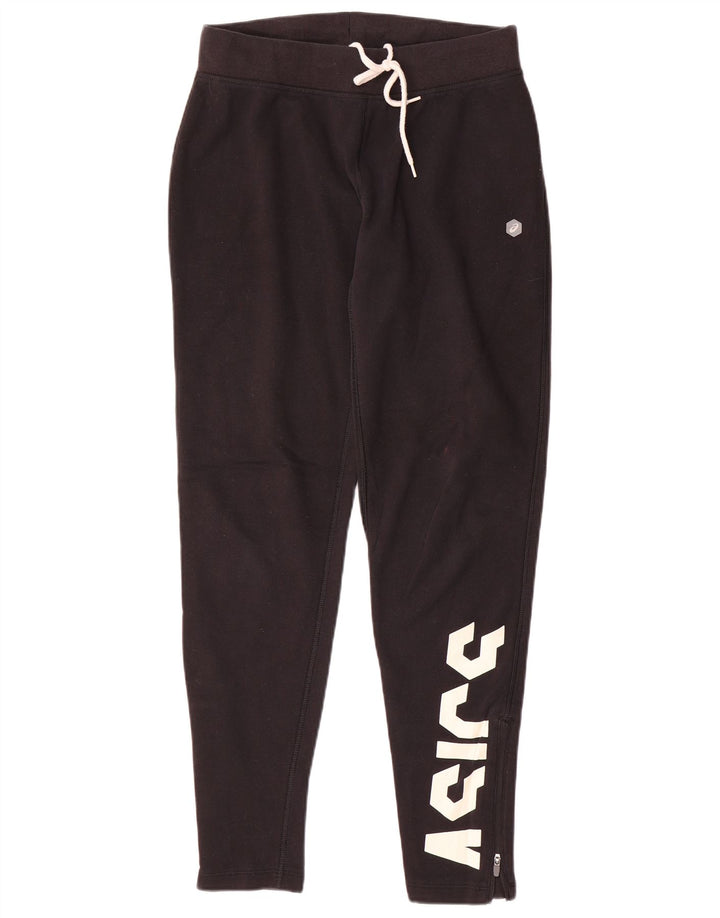 Calça feminina Asics Graphic Tracksuit UK 14 Médio Preto