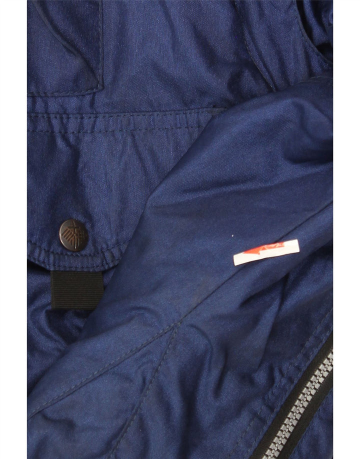 Jaqueta masculina Spidi Racer UK 38 poliéster colorblock azul marinho médio