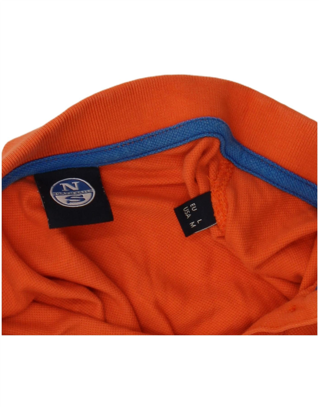 Polo feminino NORTH SAILS UK 12 médio laranja