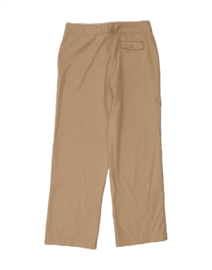IZOD Womens Stretch Straight Cargo Trousers US 10 Large W34 L30 Beige Vintage Izod and Second-Hand Izod from Messina Hembry 