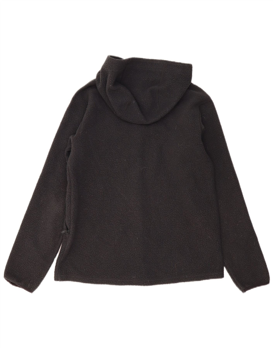 Jaqueta feminina de lã com capuz Berghaus UK 10 pequena preta