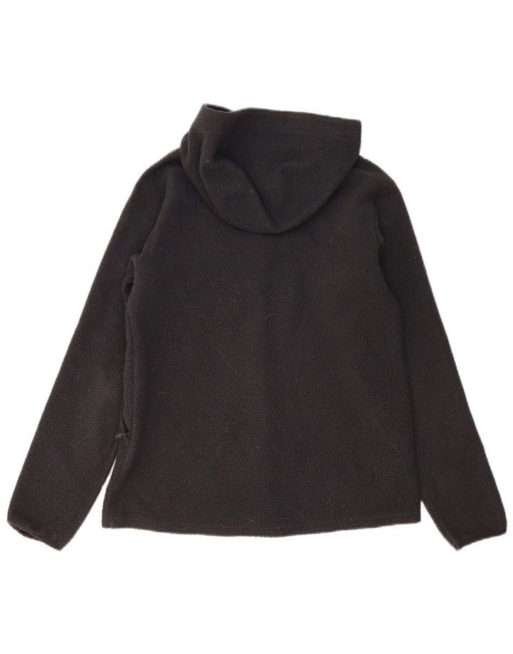 Jaqueta feminina de lã com capuz Berghaus UK 10 pequena preta