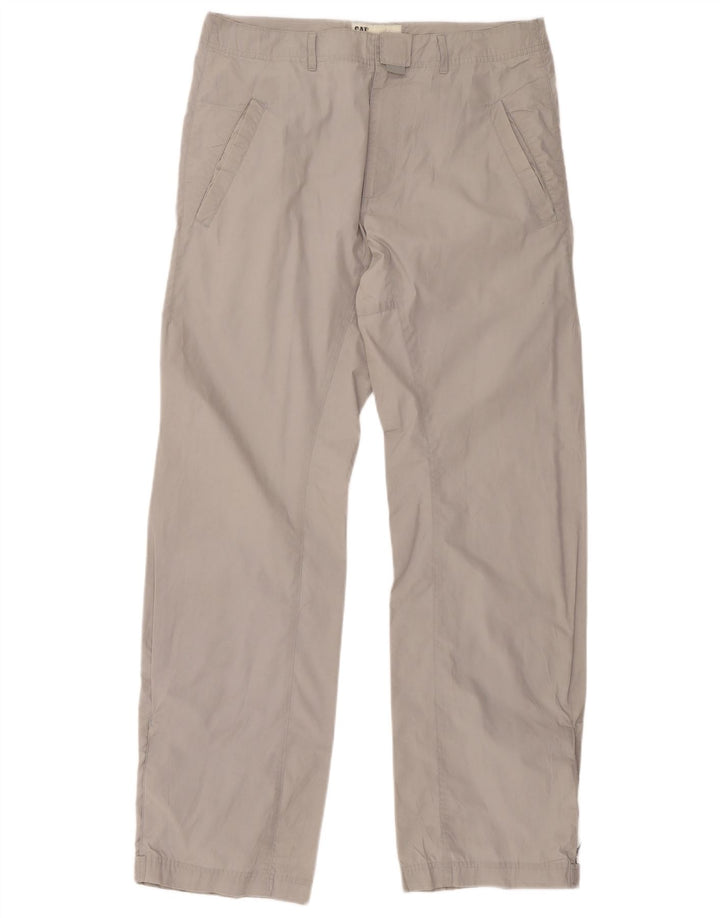 Calça Chino reta masculina CAT W32 L34 poliéster cinza