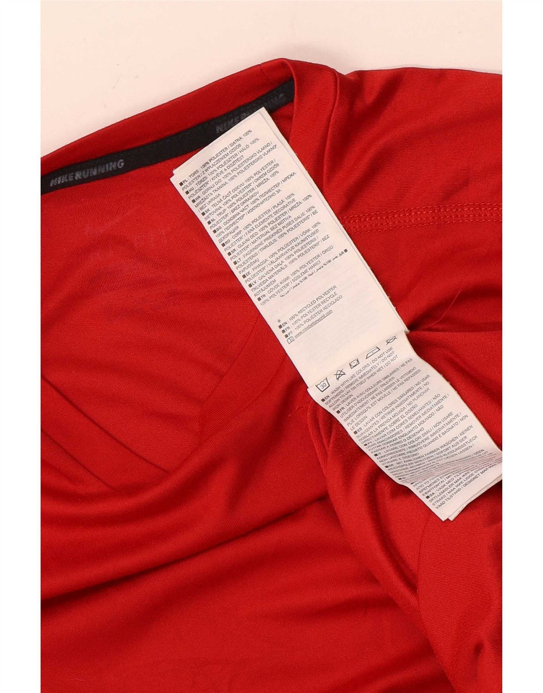 Camiseta Nike Masculina Dri Fit Graphic Top Médio Poliéster Vermelho