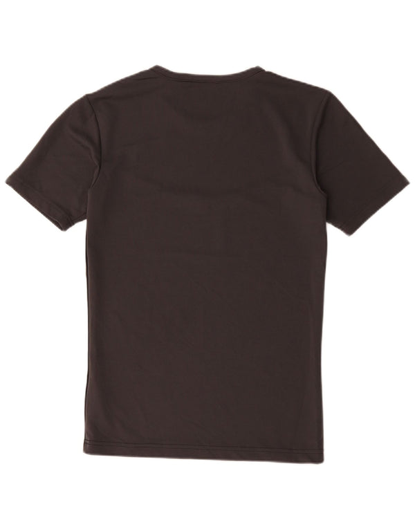 Camiseta masculina Puma pequena preta colorblock poliéster