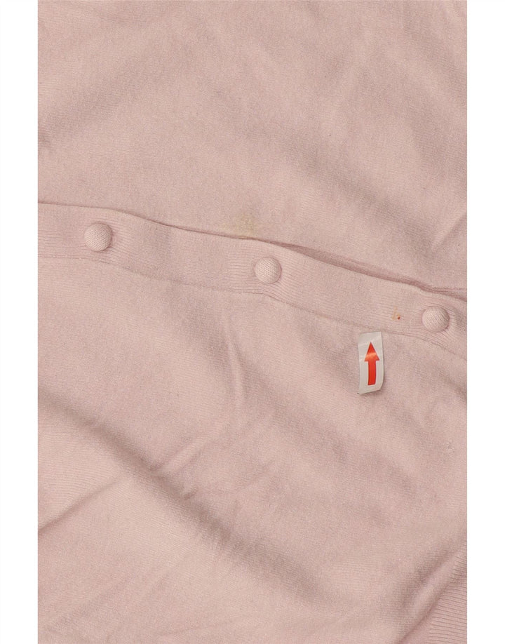 Suéter cardigã feminino Zara Reino Unido 10 pequeno rosa