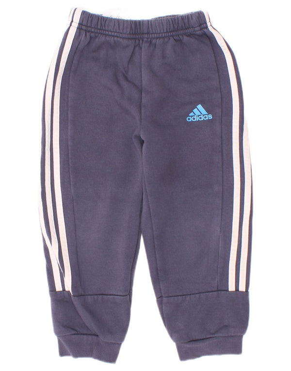 Calças de treino Adidas Boys Joggers 2-3 anos azul marinho algodão