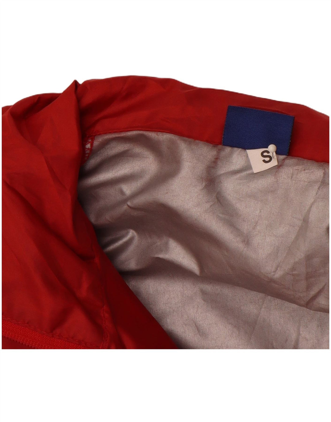 Jaqueta de chuva masculina ASICS UK 36 poliéster vermelho pequeno