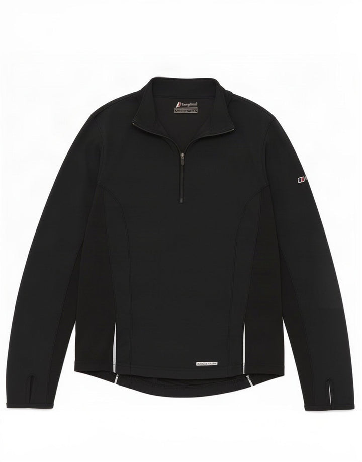 Berghaus Pulôver Feminino Top de Treino UK 14 Médio Azul Marinho Colorblock