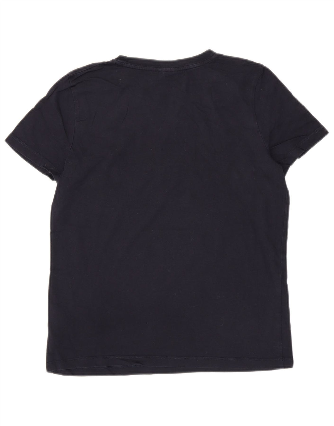 Camiseta feminina TOMMY HILFIGER com estampa gráfica Reino Unido 12 algodão azul marinho médio