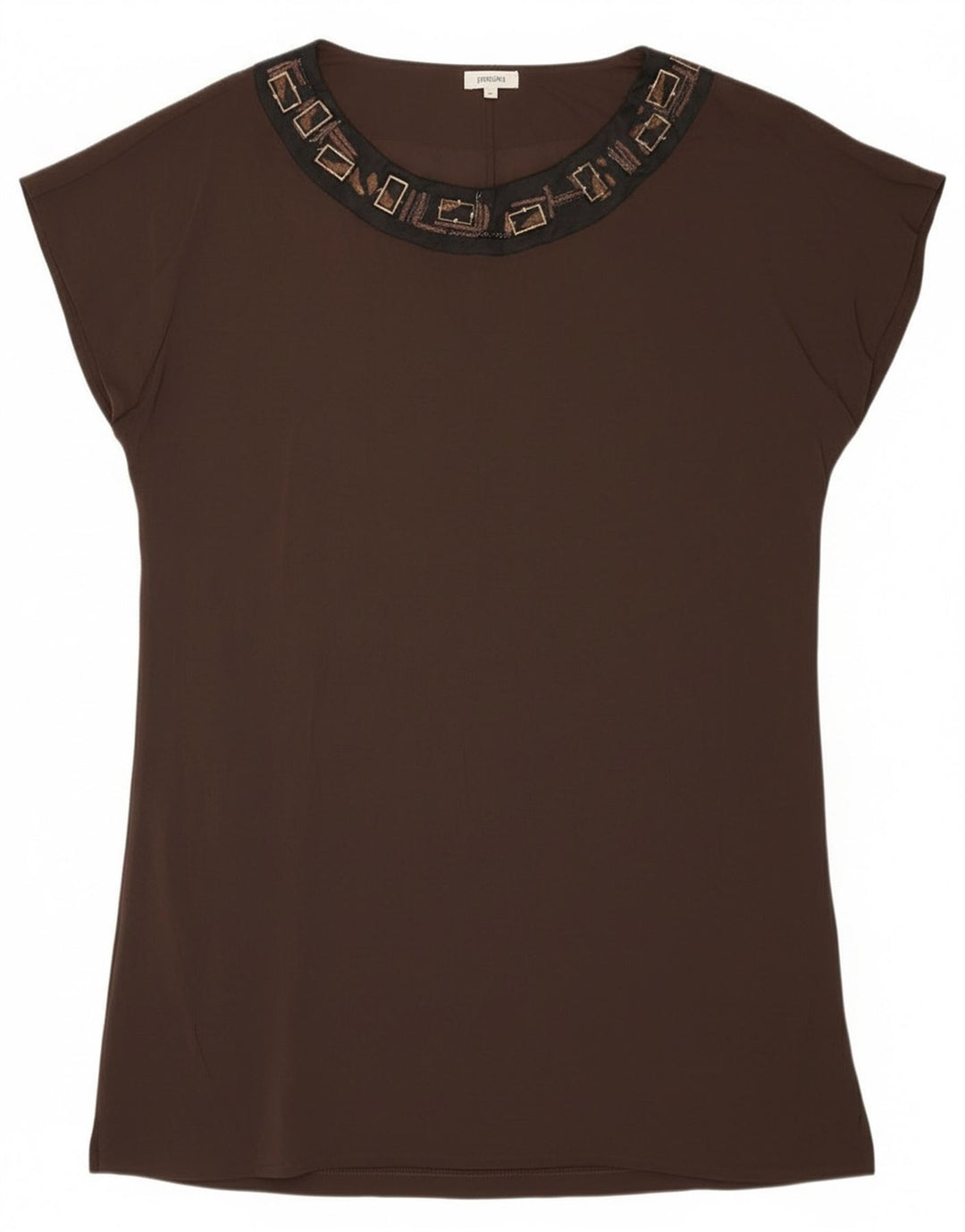 Blusa feminina Persona tamanho superior 23 viscose marrom médio