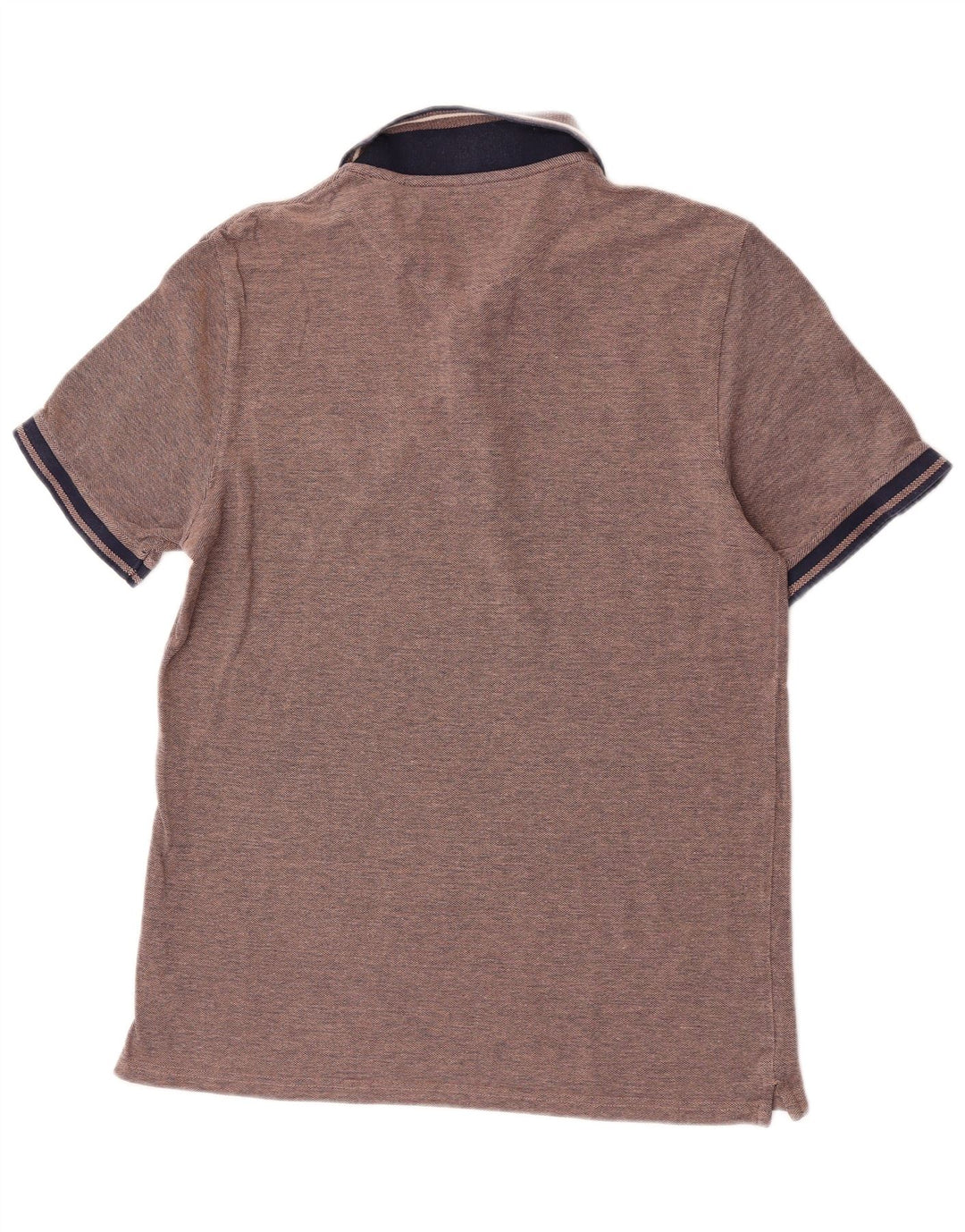 Camisa polo masculina Lyle & Scott grande algodão marrom