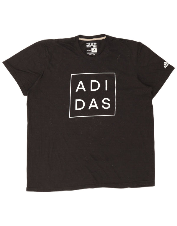 Camiseta masculina ADIDAS com estampa gráfica 2XL poliéster preto