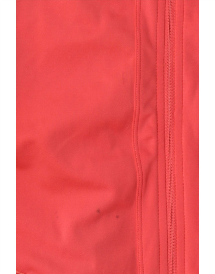 Adidas Womens Tracksuit Top Jacket UK 12/14 Médio Rosa Poliéster