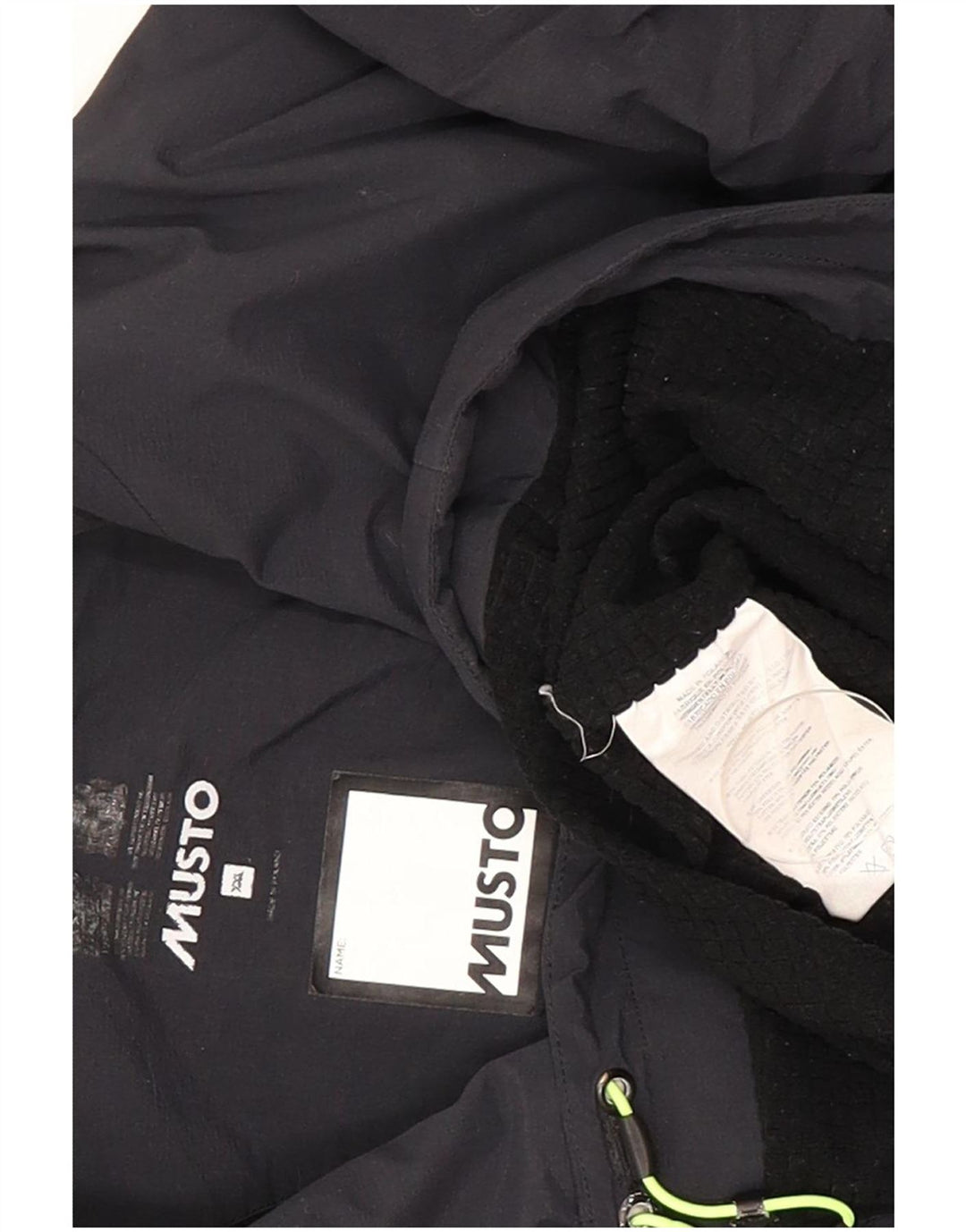 Jaqueta de chuva masculina Musto UK 44 2XL poliamida azul marinho