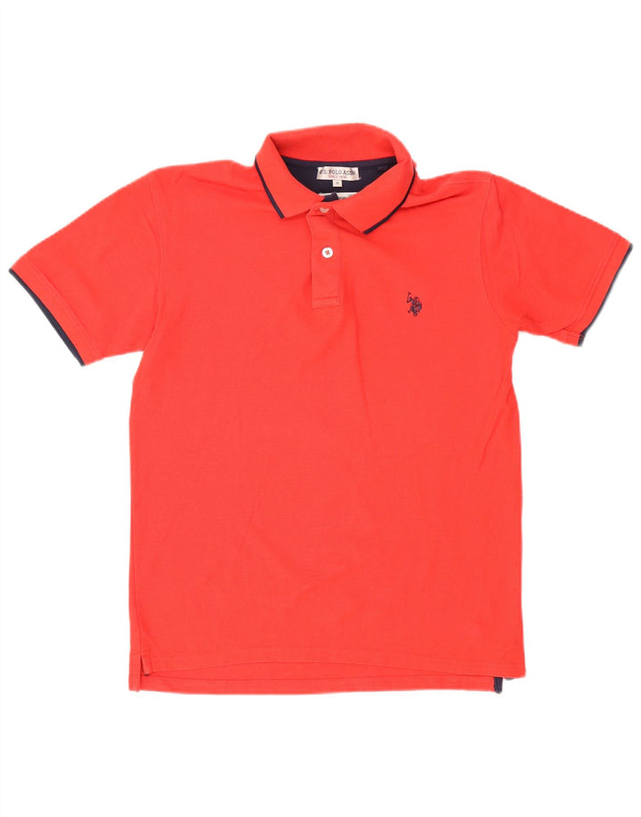 US Polo Assn. Camisa Polo Masculina Média Vermelha