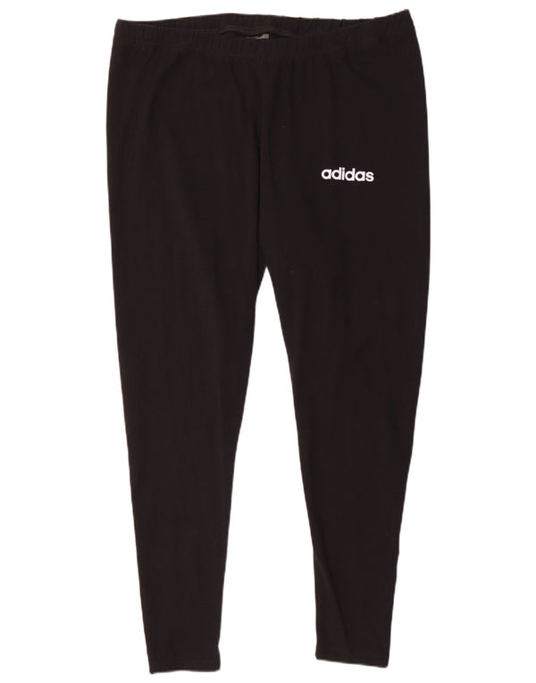 Leggings Adidas Mulher UK 28/30 3XL Algodão Preto
