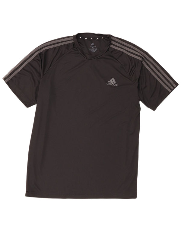 Adidas Mens Aeroready Camiseta Top XL Preto Poliéster