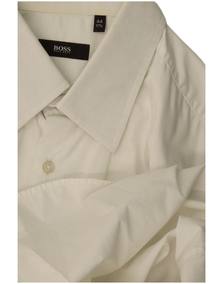 Camisa masculina Hugo Boss tamanho 44 17 1/2 XL branca